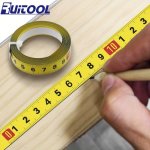 1PC Self-adhesive Tape Measure 0.5" Width Metric Scale Workbench Ruler For T-track Router Table Band Saw Woodworking Tool 1M-5M