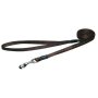 Rogz Utility Small 11mm Nitelife Fixed Dog Lead - Chocolate Reflective