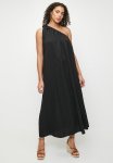 Superbalist Linen Asym Trapeze Maxi Dress - Black