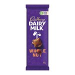 Cadbury Dairy Milk Whole Nut Slab 80GRAM