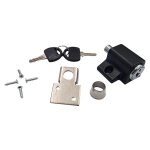 Samson Patio Door Lock Black And Silver 9 Piece