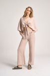 Kaia Wide Leg Pants - Stone - XL