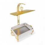 5.5LT Chafing Dish Silver & Gold