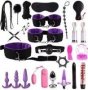 Restraints Sex Toys Bondage Flirty Toys PURPLE-25PIECES
