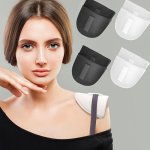 4 Pairs Set-in Shoulder Pads Thickness 0.59INCH Breathable Sponge Pads Shoulder Enhancer For Women Men High Low Shoulders Blazer