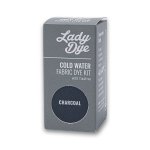 Cold Water Fabric Dye Kit With Fixative - Charcoal