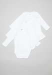 PoP Candy 3PK Long Sleeve Bodyvests - White