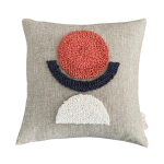 Afriscandi Pattern 1 Scatter Cover - 60CM X 60CM Oatmeal