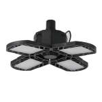 Solac Solar LED Garage Light With Remote 4 Leaf Folding Panels
