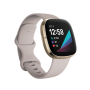 Fitbit Sense Lunar White / Soft Gold Stainless Steel