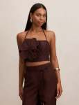Myla Flower Detail Top - 16 Chocolate Set