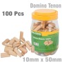 Domino Tenon 10X50MM 100 Piece Jar Beech Wood