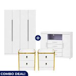 Elegant Bedroom Storage Combo
