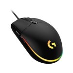 Logitech - G102 Lightsync USB Gaming Mouse Black