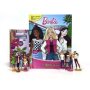 Barbie: My Busy Books - Storybook 10 Figurines And A Playmat   Kit