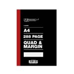 Fs A4 Counter Book Quad Margin 3QUIRE 288PG