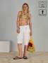 Low Rise Capri Cargo Shorts With Belt Summer For Women Summer Shorts Street Casual Y2K 100% Cotton Vintage