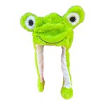 Green Frog Light Up Animal Squeeze Hat
