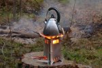 Flat Pack Rocket Stove : High-velocity Venturi Combustion System