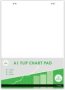 A1 Flip Chart Pads Padded - 40 Punched Pages 860 X 610 Pack Of 5