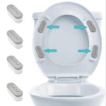 4PCS Toilet Seat Bumper Bidet Seat Bumpers With Strong Buffer And Adhesive Function For Bidet Attachment Keep Your Toilet Seat M