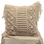 Macrame Cushion Cover - Center Strips