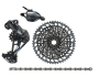 Sram Gx Eagle Lunar 1 12-SPEED Upgrade Kit 10-52