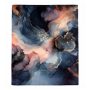 Abstract Marble Fleece Blanket 130 X 150 Cm