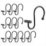 Shower Curtain Hooks Rust Proof Shower Curtain Rings For Bathroom Metal De
