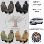 Toyota Quantum 10-14 Seats Baobab Infinity Collection Seat Covers For