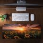 Sunflower Fields Large Desk Pad