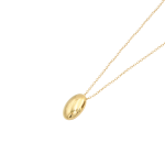 Oval Pendant Necklace - Gold