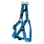 Rogz Utility Medium 16mm Snake Step-in Dog Harness Turquoise Reflective
