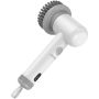 - Waterproof Electric Cleaning Brush With 3 Replaceable Heads - White