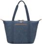 Troop London Organic Cotton Carry Handle Sling Bag Blue