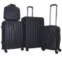 4-PIECE Hard-shell Luggage Set With Combination Lock And Spinner Wheels