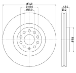 Stone Brake Disc Front BR14866