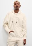 Style Republic Fashion Pullover Hoodie Sweat Top-emboss Oversize - Ecru