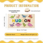 COH001739 COH001767 - Personalized Name Puzzle For Toddlers