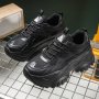 Women's Trendy Thick-soled Heightening Dad Shoes Non-slip Lightweight Wear-resistant Breathable Sneakers Casual Versatile Outdoor Sports Running Shoes