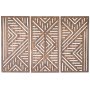 Large Geo Wood Wall Art Decor Set Of 3 Panels