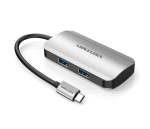 Vention Type-c To USB 3.0 Hub 0.15M Gray Metal