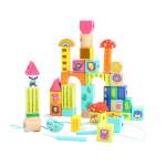 Forest Animal Building Blocks In Barrel