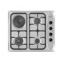 Ferre 60CM Stainless Steel 3 Burner 1 Electric Plate Built-in Hob