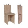 Flip N Flat Folding Chair - Rustic Wood