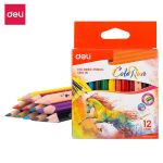 EC00400 Coloured Pencil 12 Colour Half Length Triangular – 6935205308955