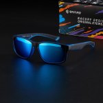 Bacury Polarized Sports Glasses For Men And Women - UV400 Protection Tac Lens Full Rim PC Frame Suitable For Climbing Fishing Dr