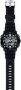 Mens Outdoor Multifunction Black Wrist Watch With Blue Accents