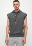 Polo Khaya Sport Sl Hooded Sweat Top - Charcoal