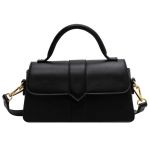 Multi-layer Black Crossbody Bag